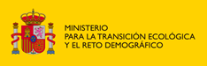 Logotipo de Ministerio para la Transición ecológica y Reto demográfico