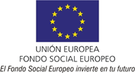 Logo de El Fondo Social Europeo invierte en tu futuro